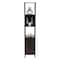 Organize It All 67" Espresso 5-Shelf Ambassador High Cabinet